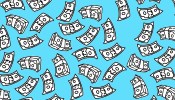 raining money
